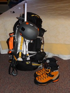 Packed and ready to go